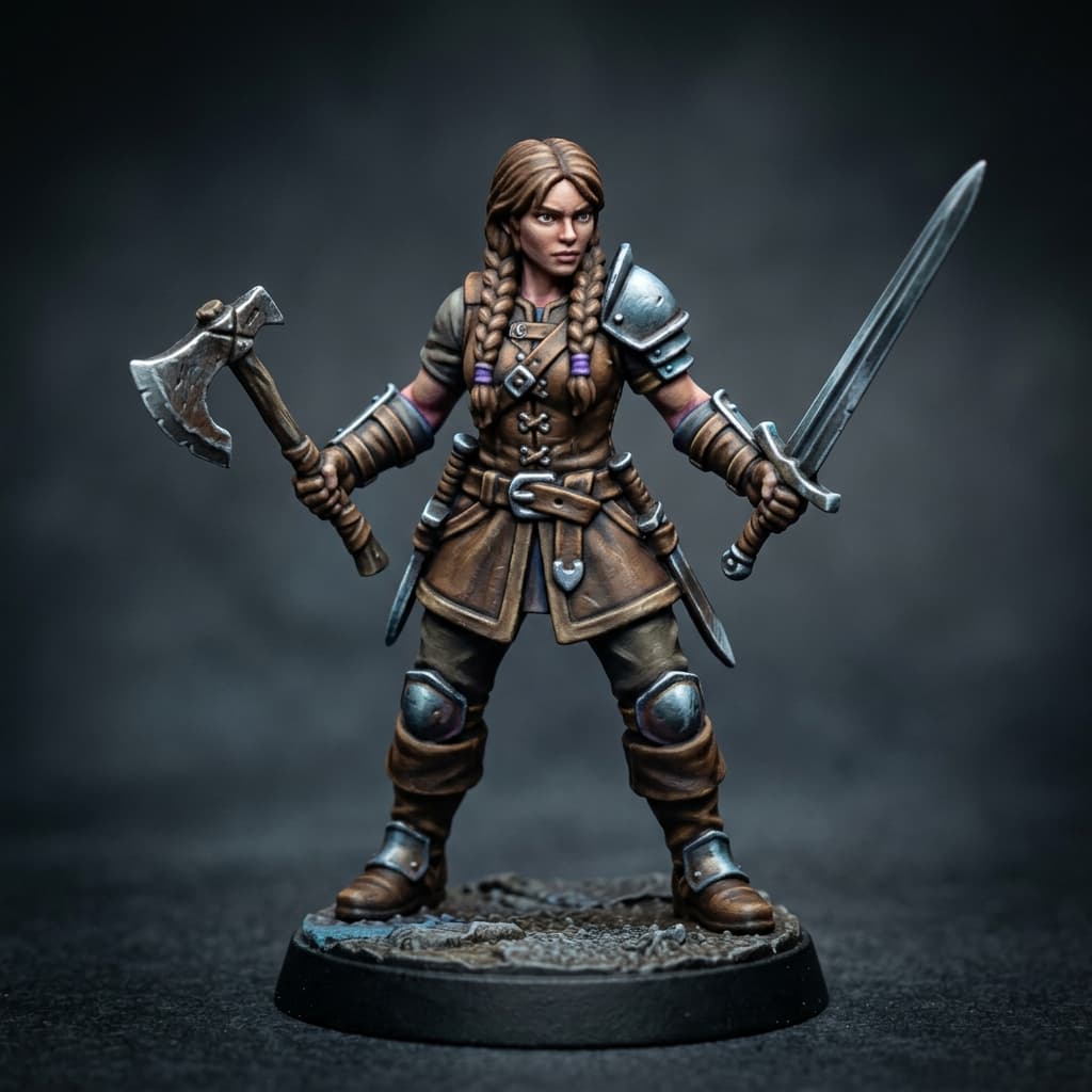 Human Female Fighter Human Fighter