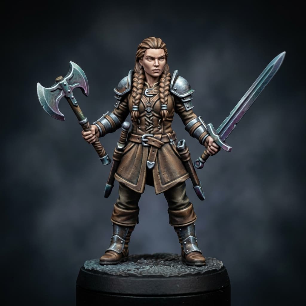 Human Female Fighter Human Fighter