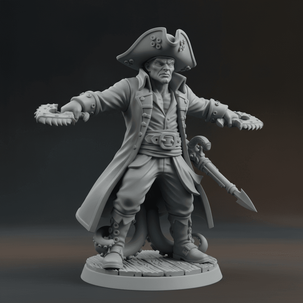 He'e2 Octopus humanoid pirate Pirate