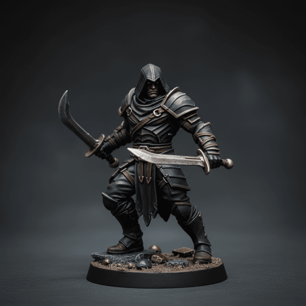 Barrabus the Grey Dark elf Fighter