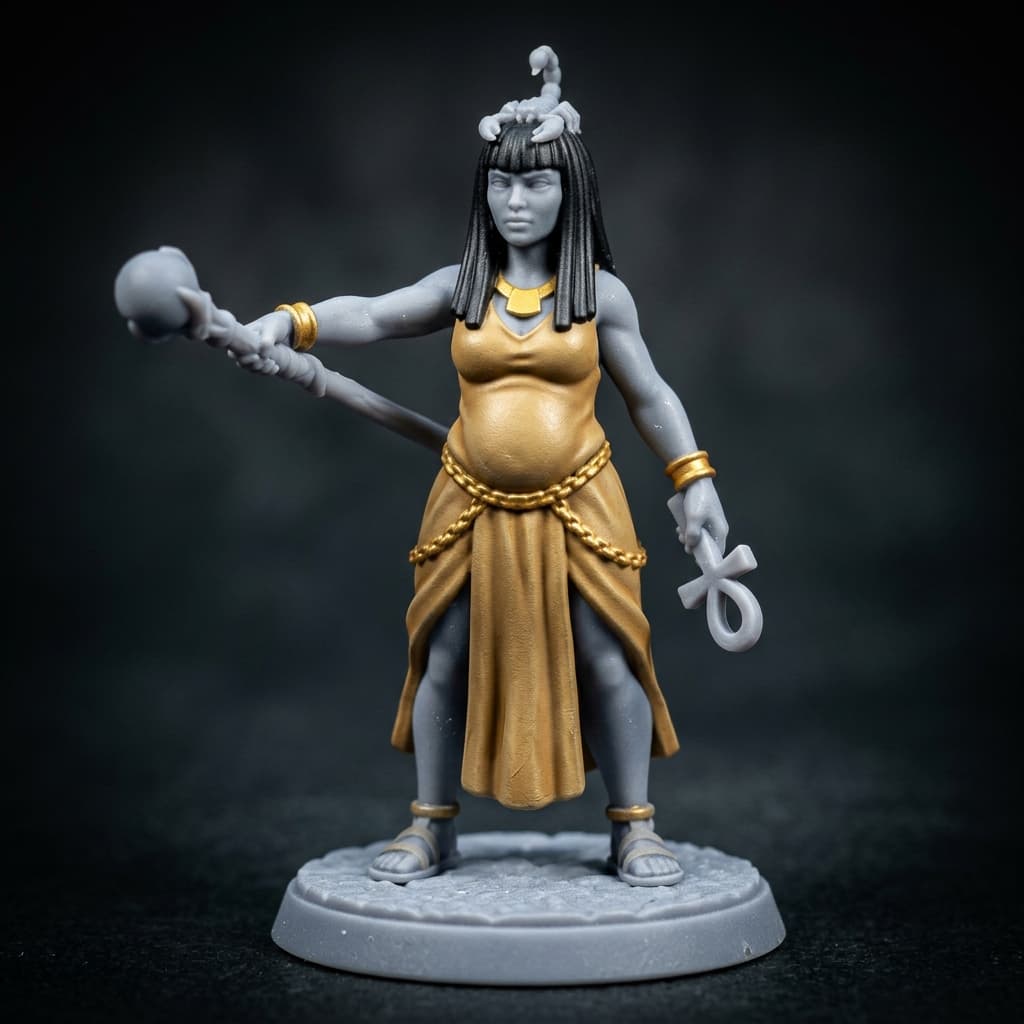 Serket Human with tan skin wizard