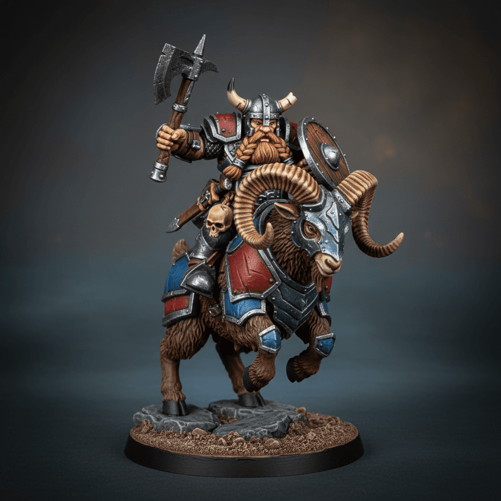 Mounted Dwarf Dwarf Warrior