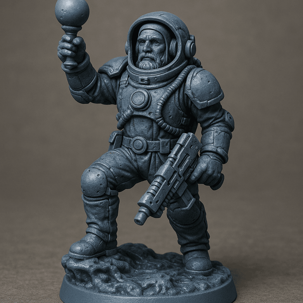 Lost in Time Space Warrior human cleric