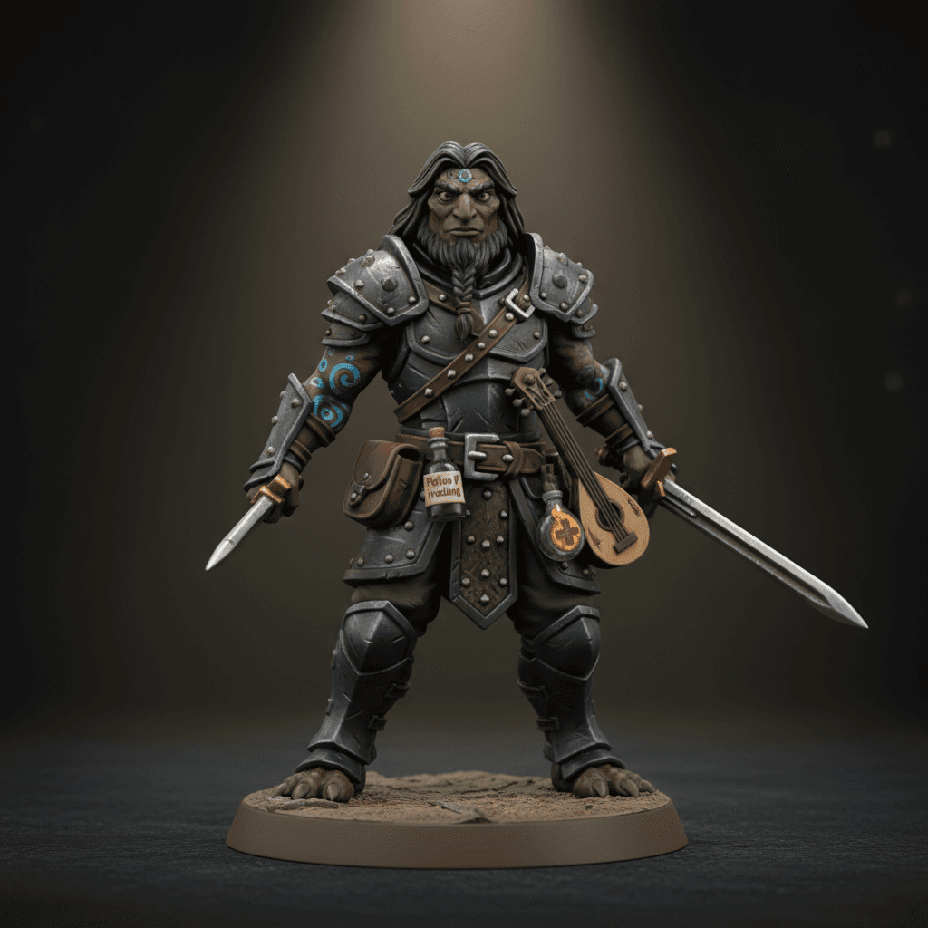 Vraxxus Scalestrummer Lizardfolk Bard