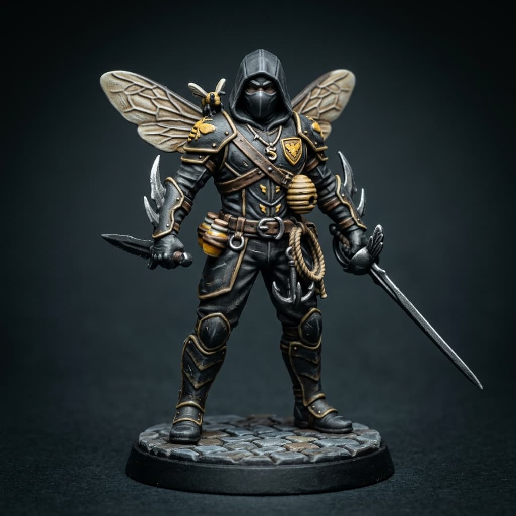 Kinney humanoid BumbleBee Cute and fuzzy Assassin