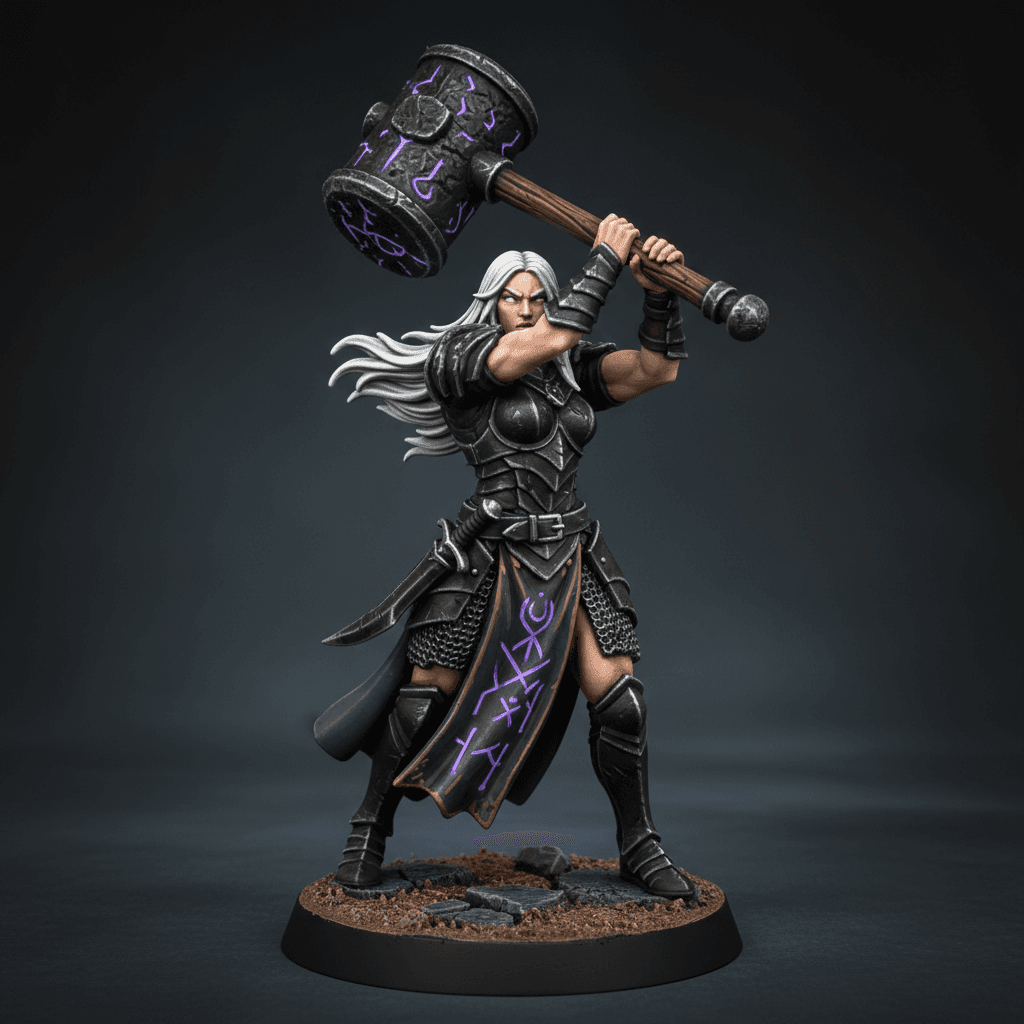 Forge Cleric Dark-Elf cleric