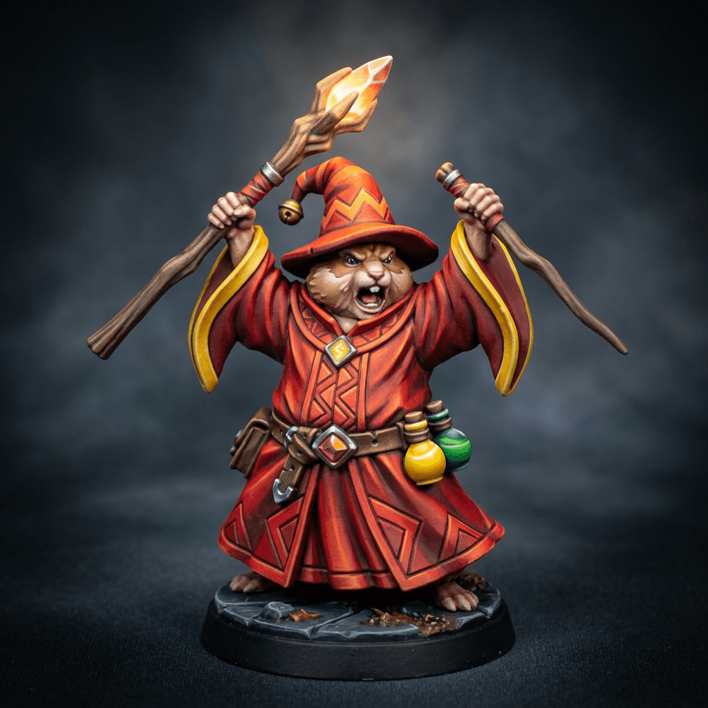 Felix Large Rage Hamster Wizard