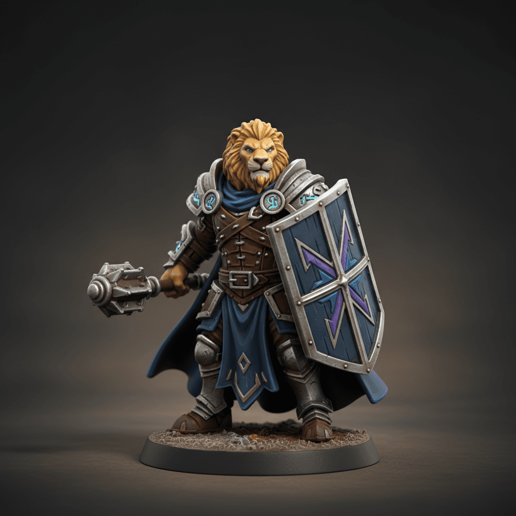 Wood Elf Scout Leonin Paladin