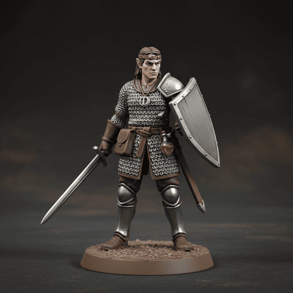 Ardyn half elf paladin