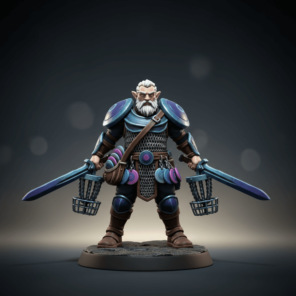 Bob the disc golf warrior wood-elf Warrior