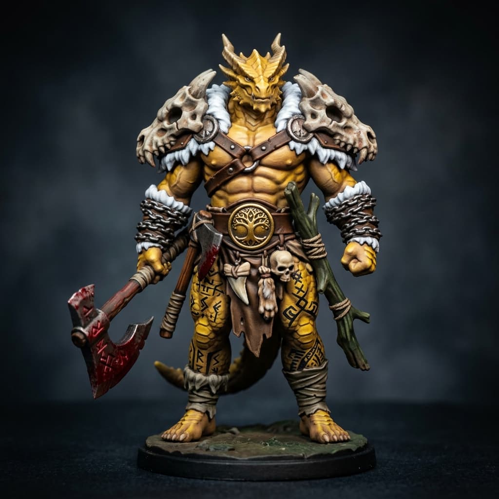 Z'rothkar Doombranch Gold dragon born Barbarian/Paladin