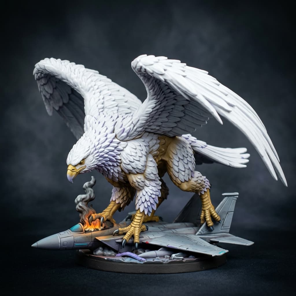 Sultana the giant Roc. Only two legs like regular bird. Mount avian