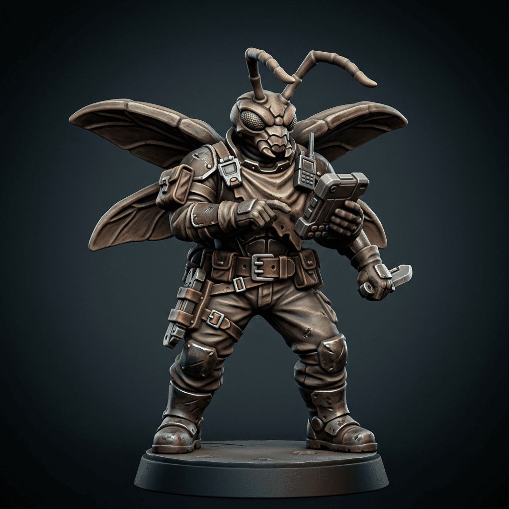 Futuristic Insectoid Engineer Insectoid Engineer