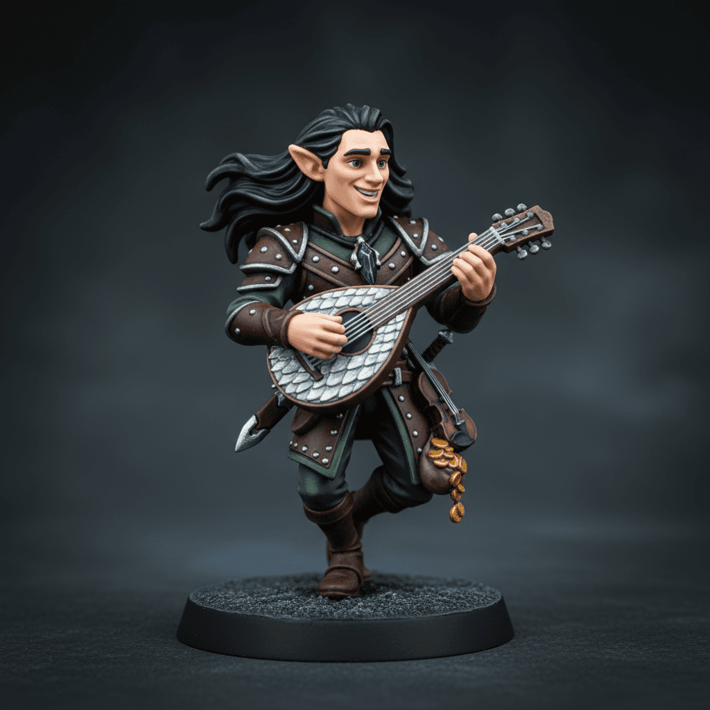 Sylvas Taleth Half Wood Elf Lore Bard