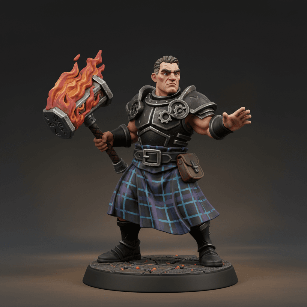 Alastair McLeod Human Forge Cleric