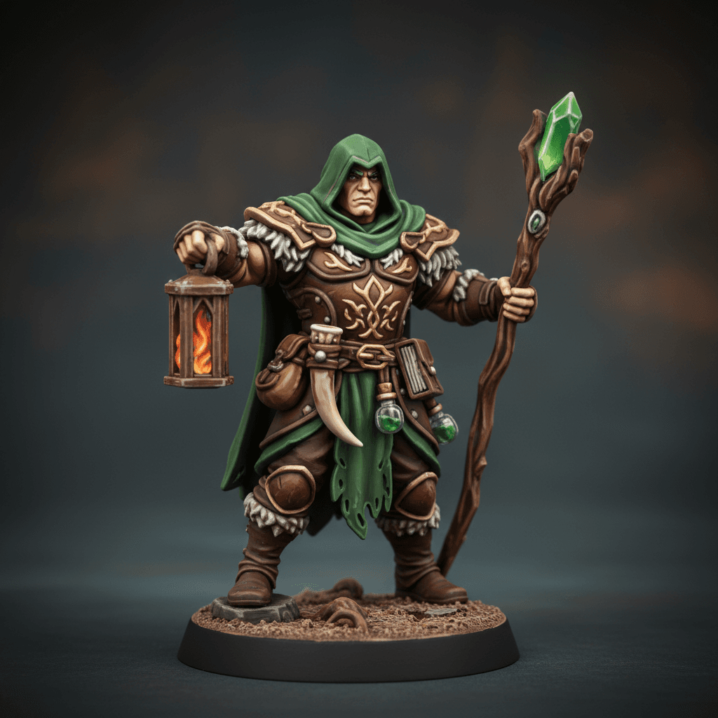 Cruz the Creative Human Druid