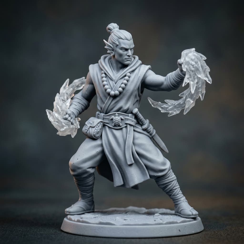 Element Monk Water Genasi Monk - Warrior of the Elements
