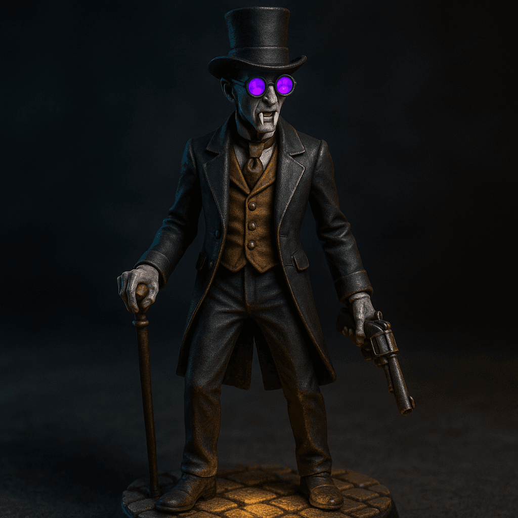 Dracula Frail and Slender Human Vampire Aristocrat