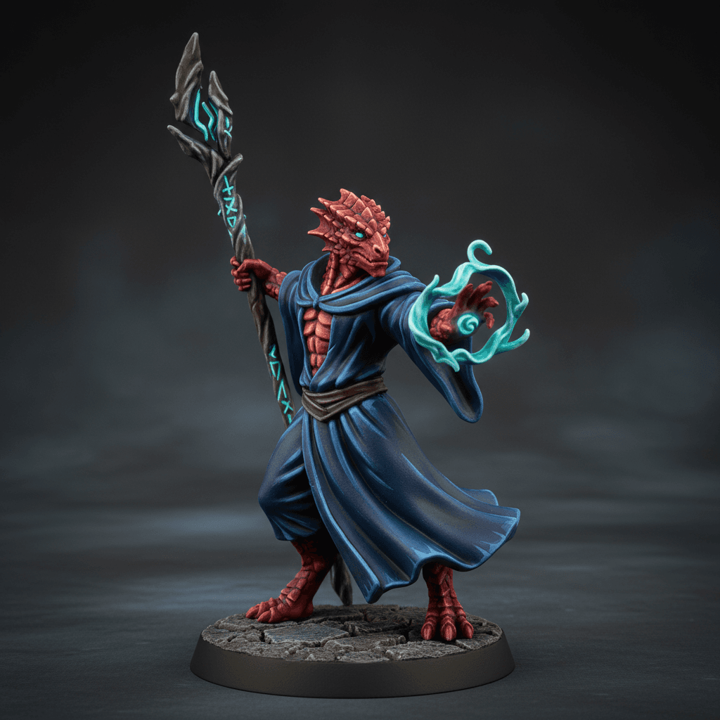 Balasaar Argenthrixus Red Dragonborn Draconic Scorcerer