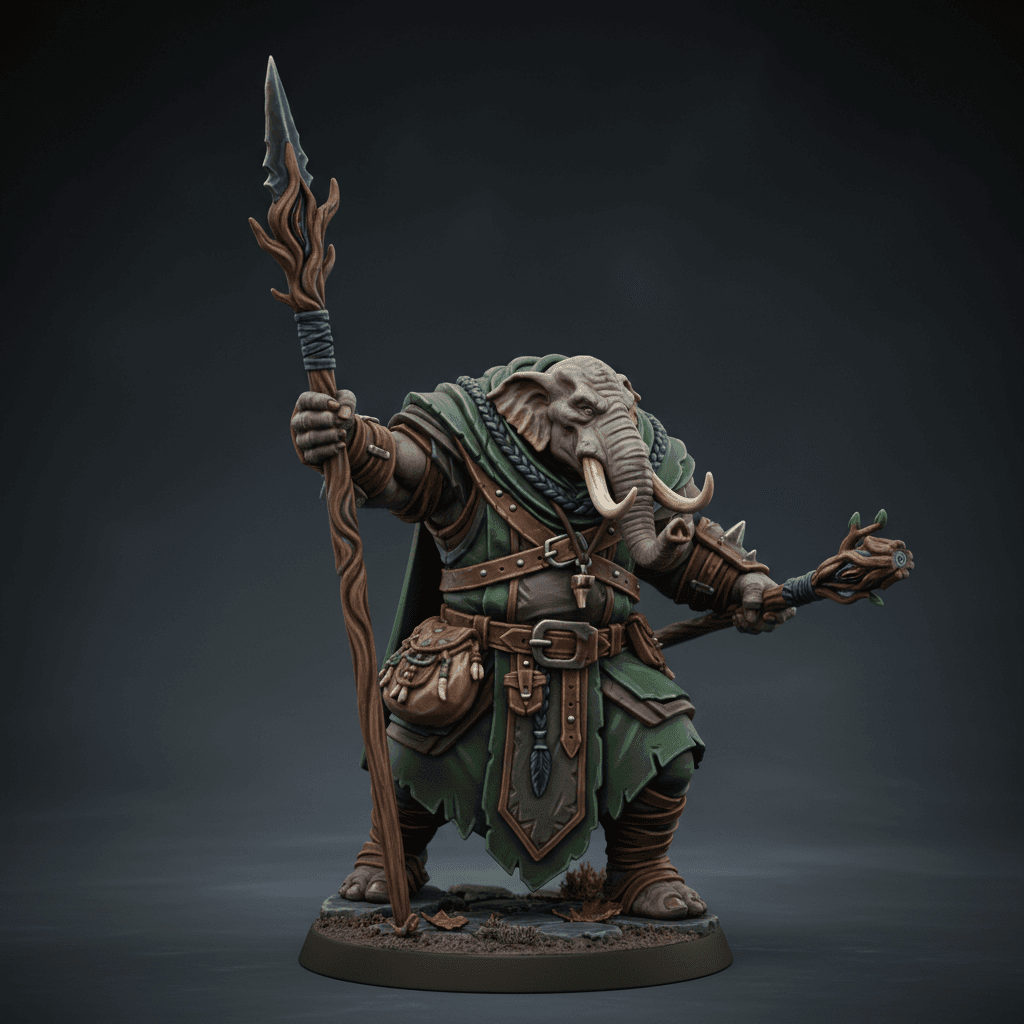 Smelf thromby Loxodon Druid