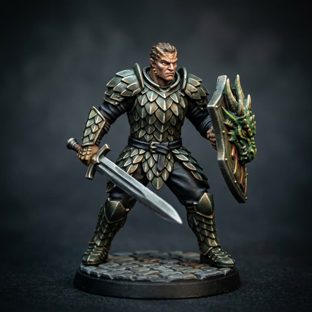 Brom Dragonborn Paladin