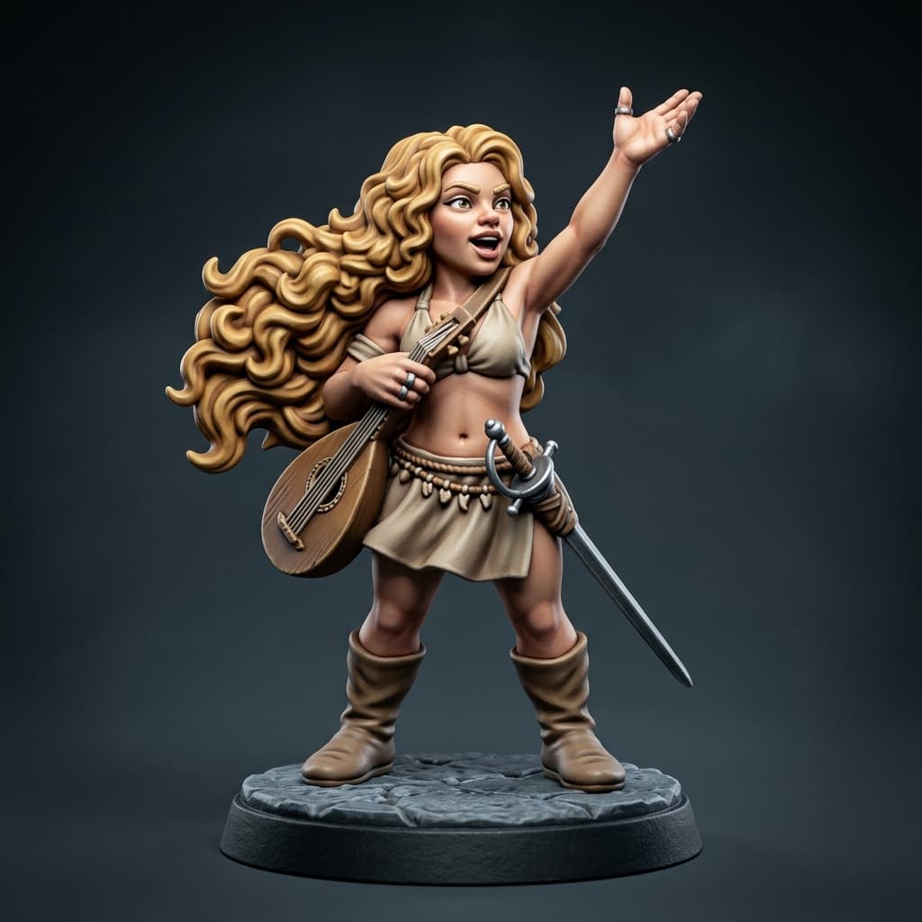 Tissai DeVriesse halfling Bard