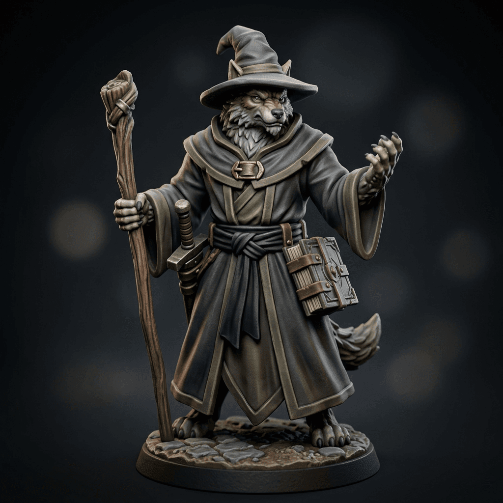 Wolf wizard Werewolf Wizard