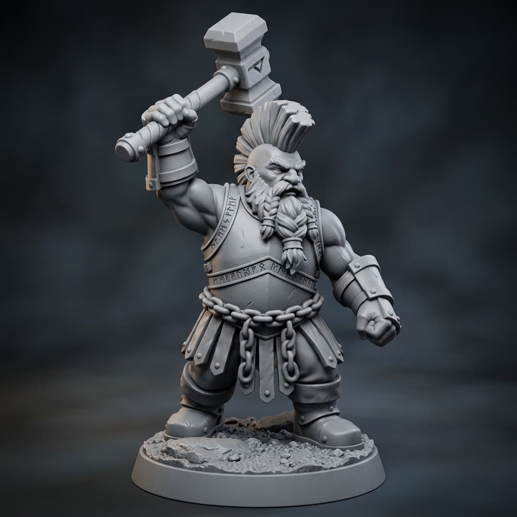 Roland mountain dwarf Frenzied Berserker