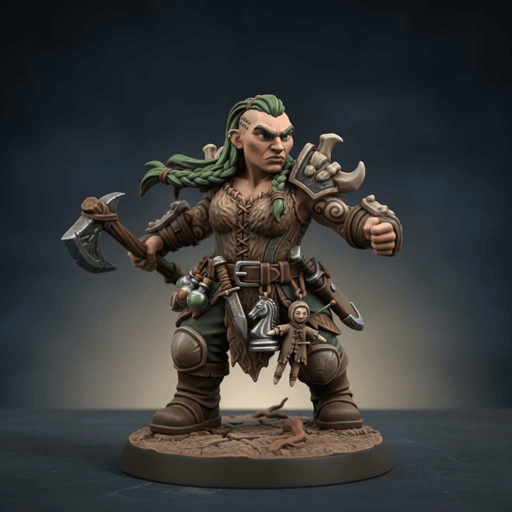 Athora Amanita Dwarf Druid