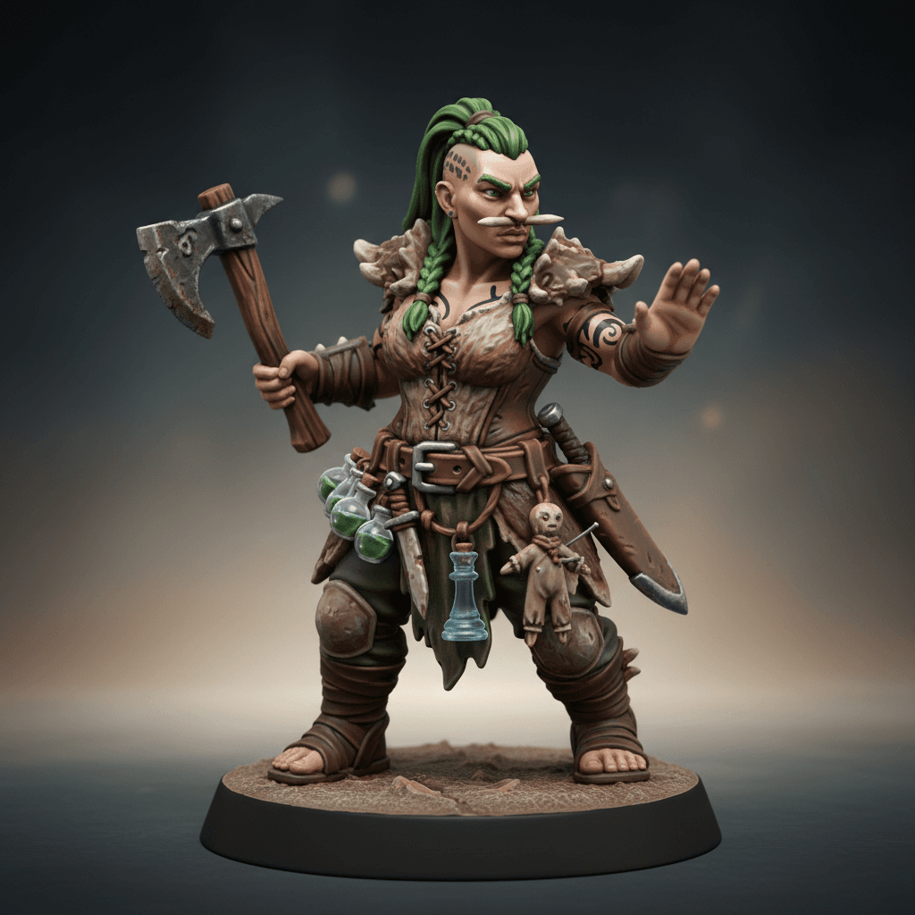 Athora Amanita Dwarf Druid
