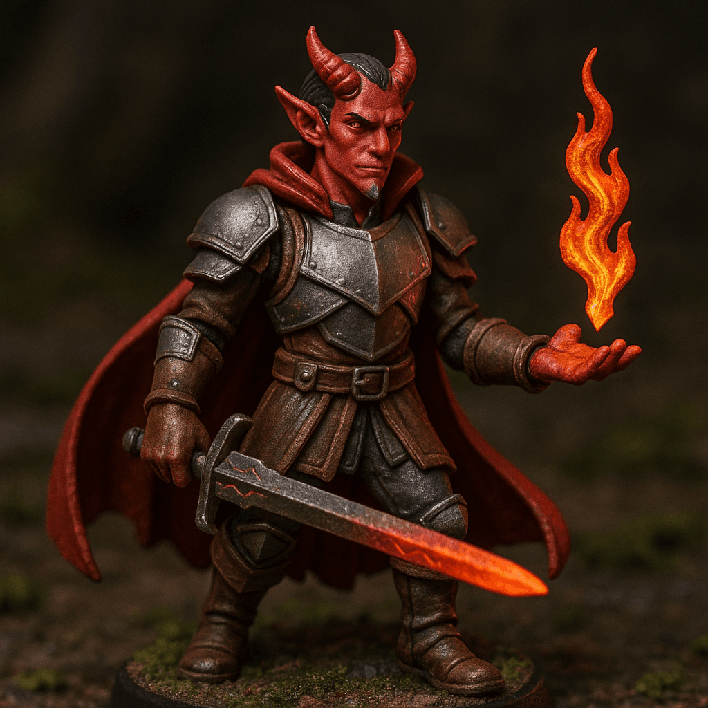 Methos Asmodeus Tiefling Hexblade warlock