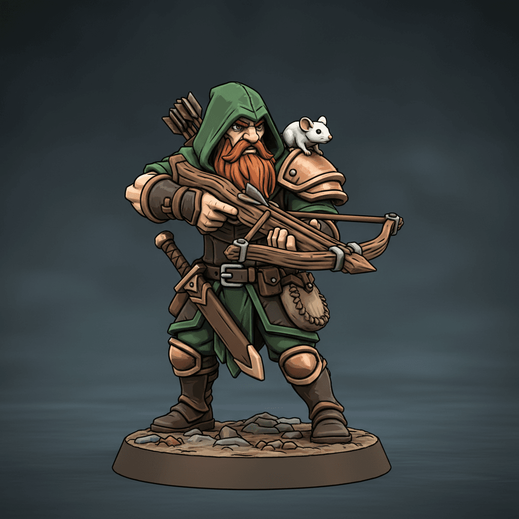 Gloomstalker Ranger White Human with red beard ranger