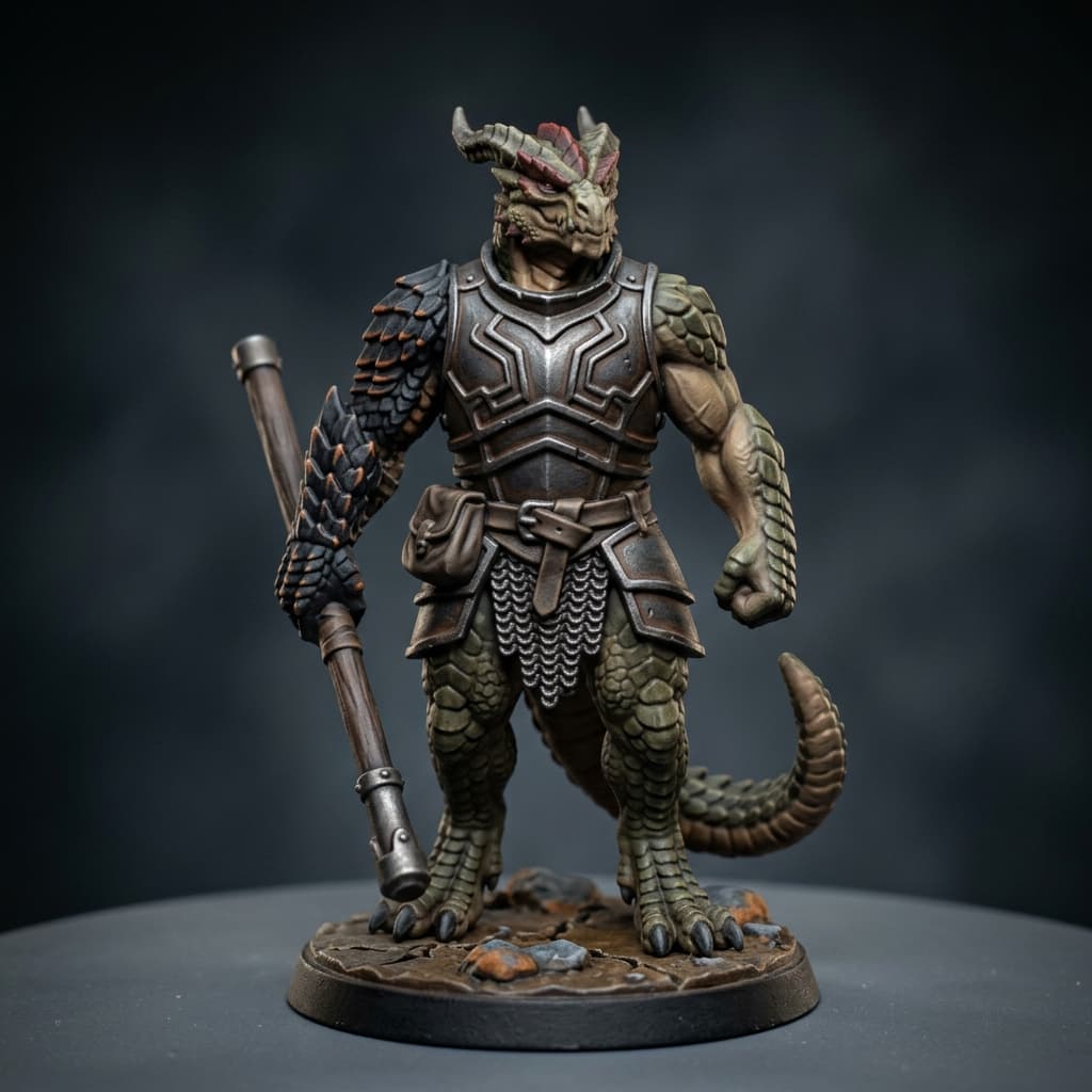 Thraun Threshpinnon dragonborn Cleric