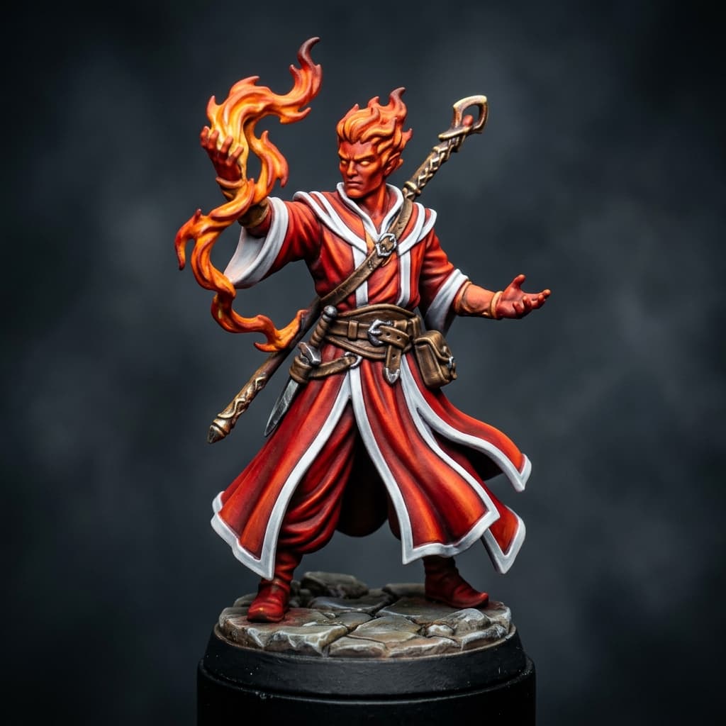 Fire Genasi Scrcerer Fire Genasi Scrocerer