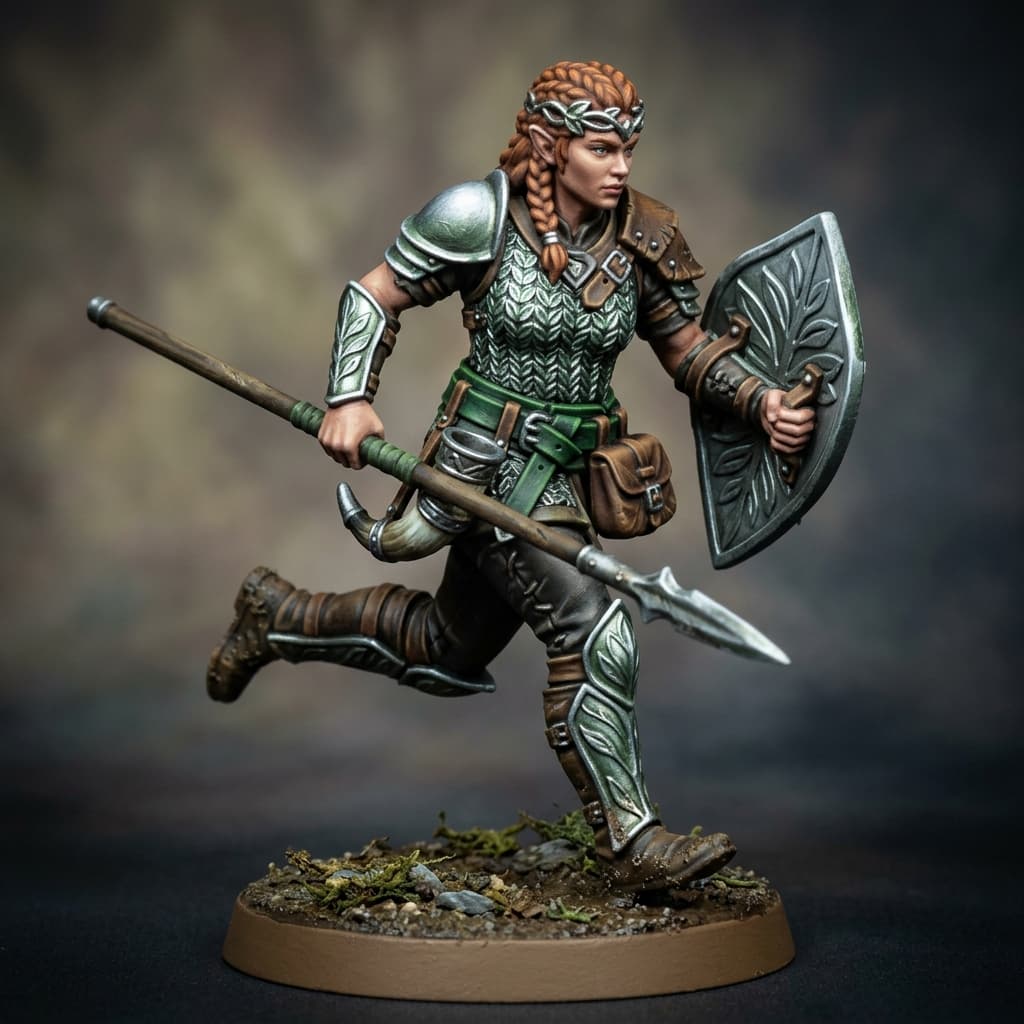 Cassia-pia Oakenhearth Elf Warrior
