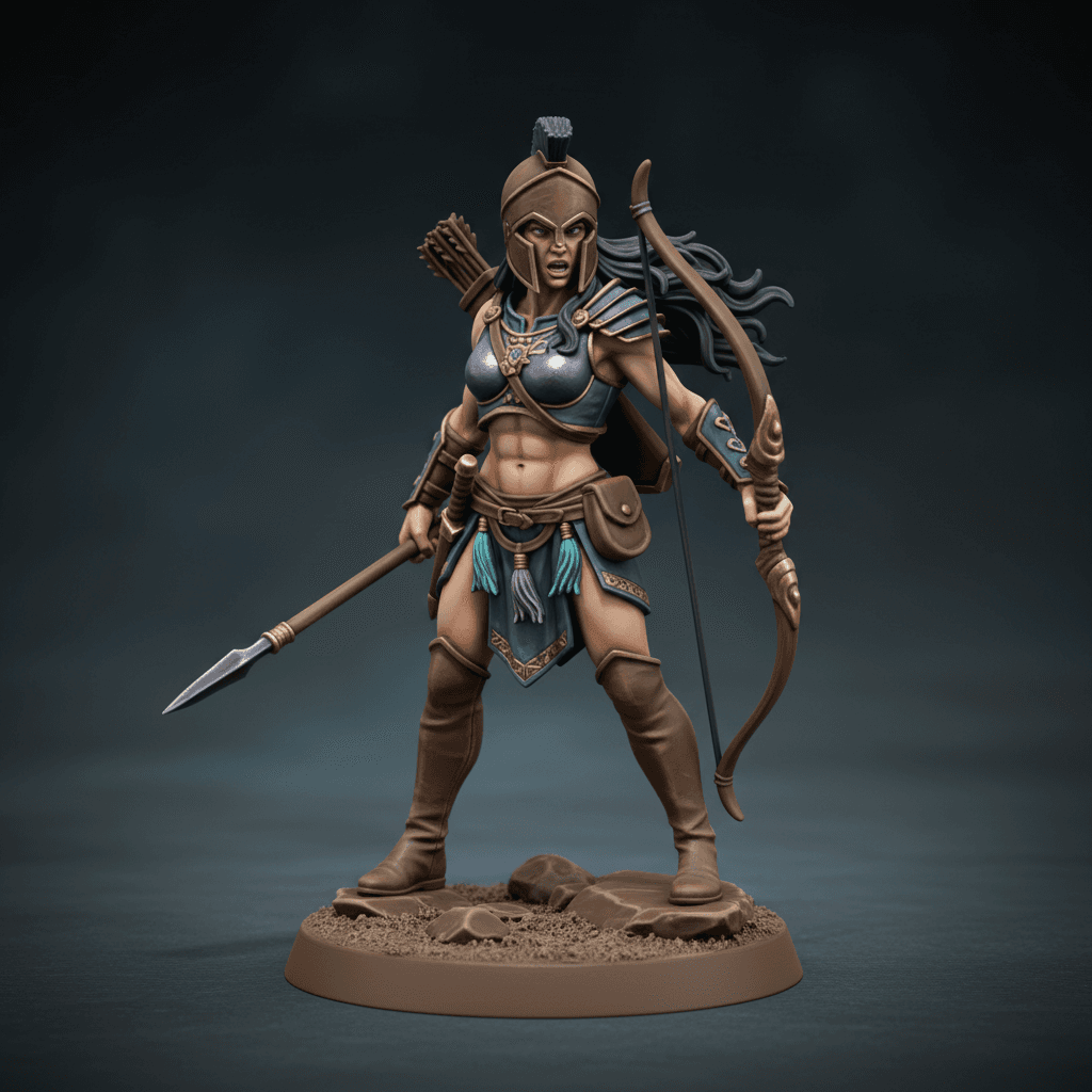 Antiope Windrunner, Queen of Califia Human Barbarian