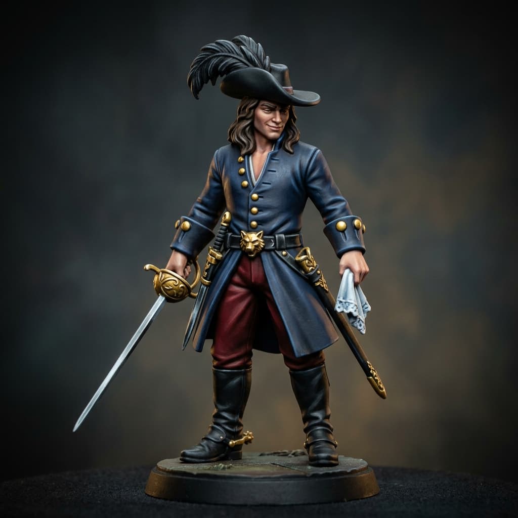 Rupert, Third Prince of the Rhyne, Graf vor Seydlitz, Reiter Human teen noble dark red pants dark brown long wavy hair Bladesinger Wizard