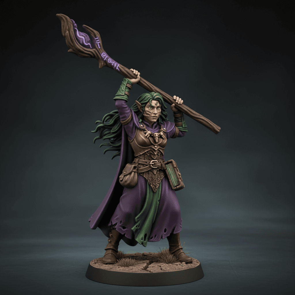 Feon Grayjoy half elf Witch