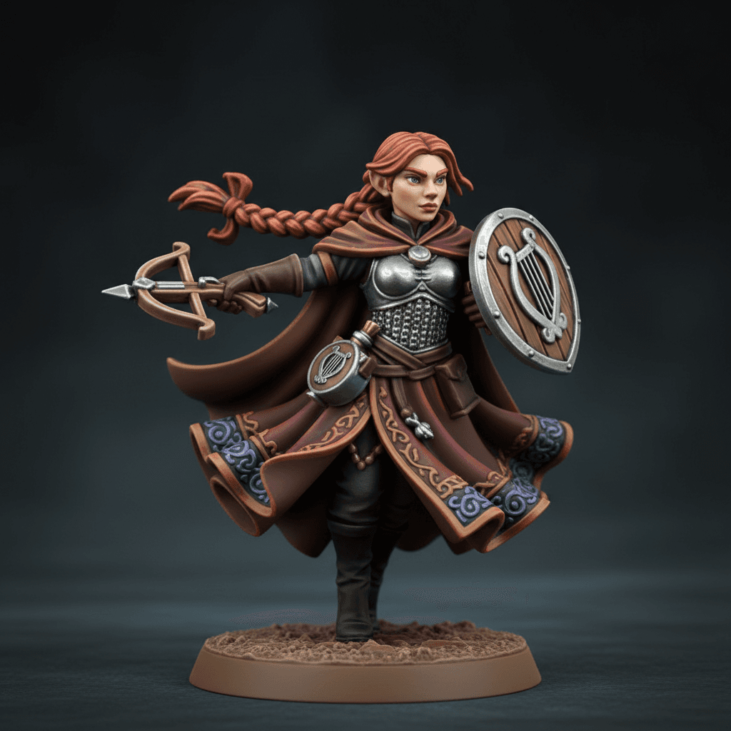 Mira Dawnspark Lightfoot Halfling Light Domain Cleric