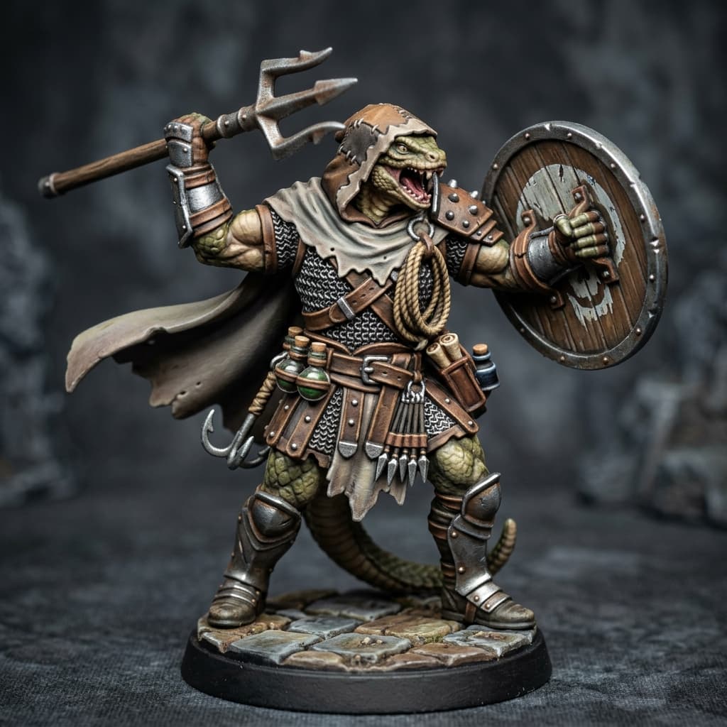 Sene'Kalli Yuan-Ti Snake Man Oath of Vengeance Paladin of Jergal