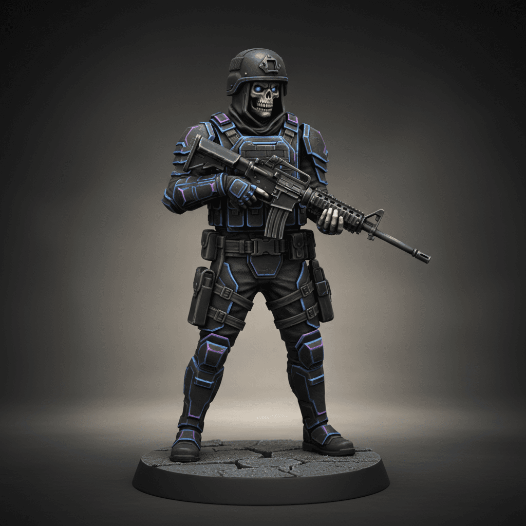 Military USAF Security Forces Grim Reaper Military