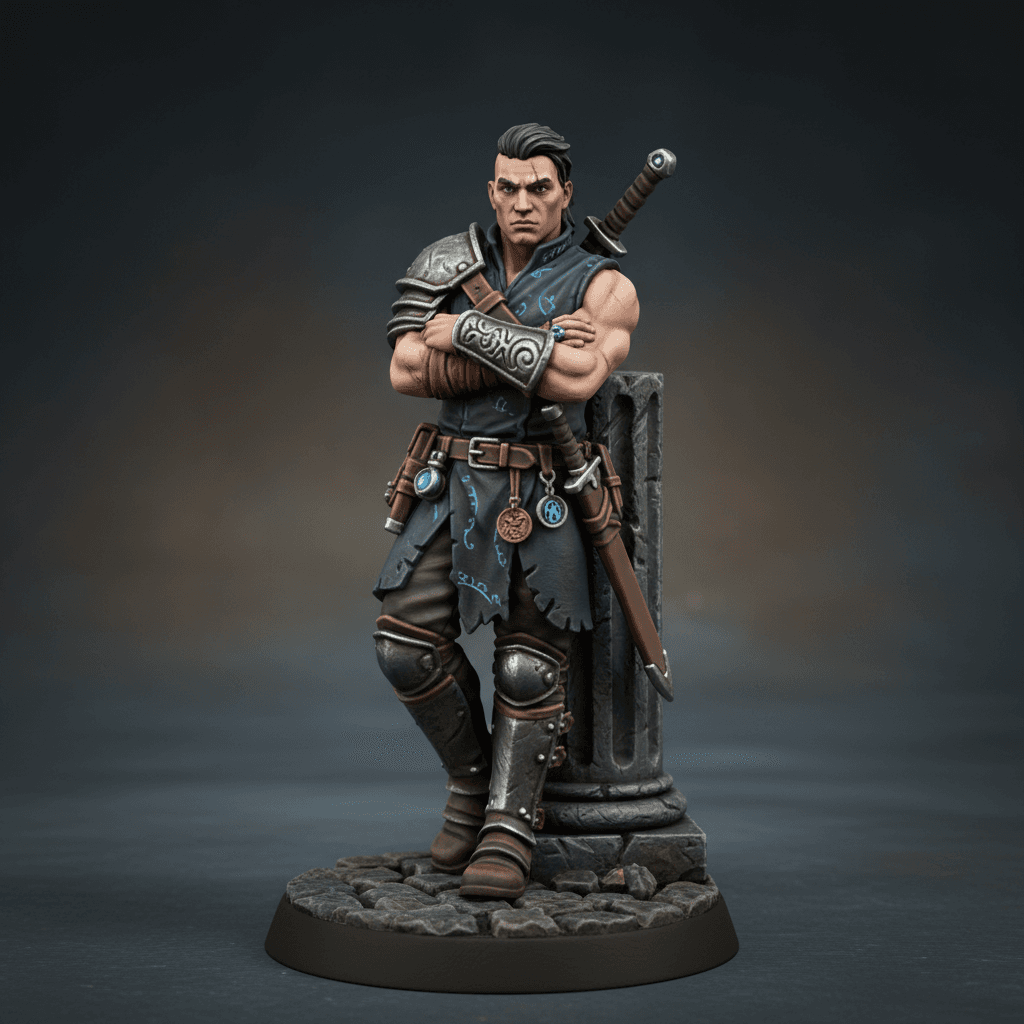 Rusk Fenmar Human Rogue/fighter