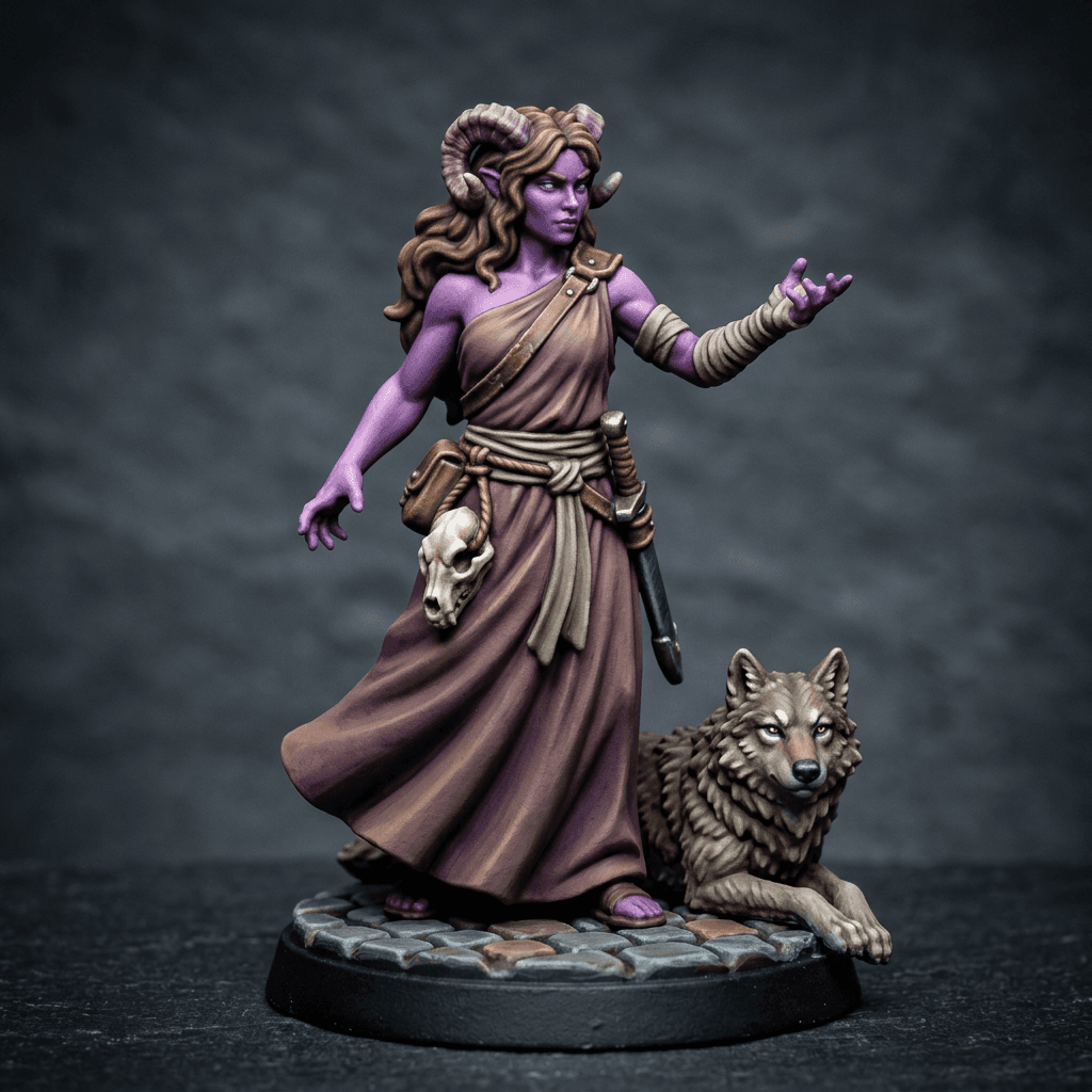 Sorcerer Purple skinned Teifling Sorcerer