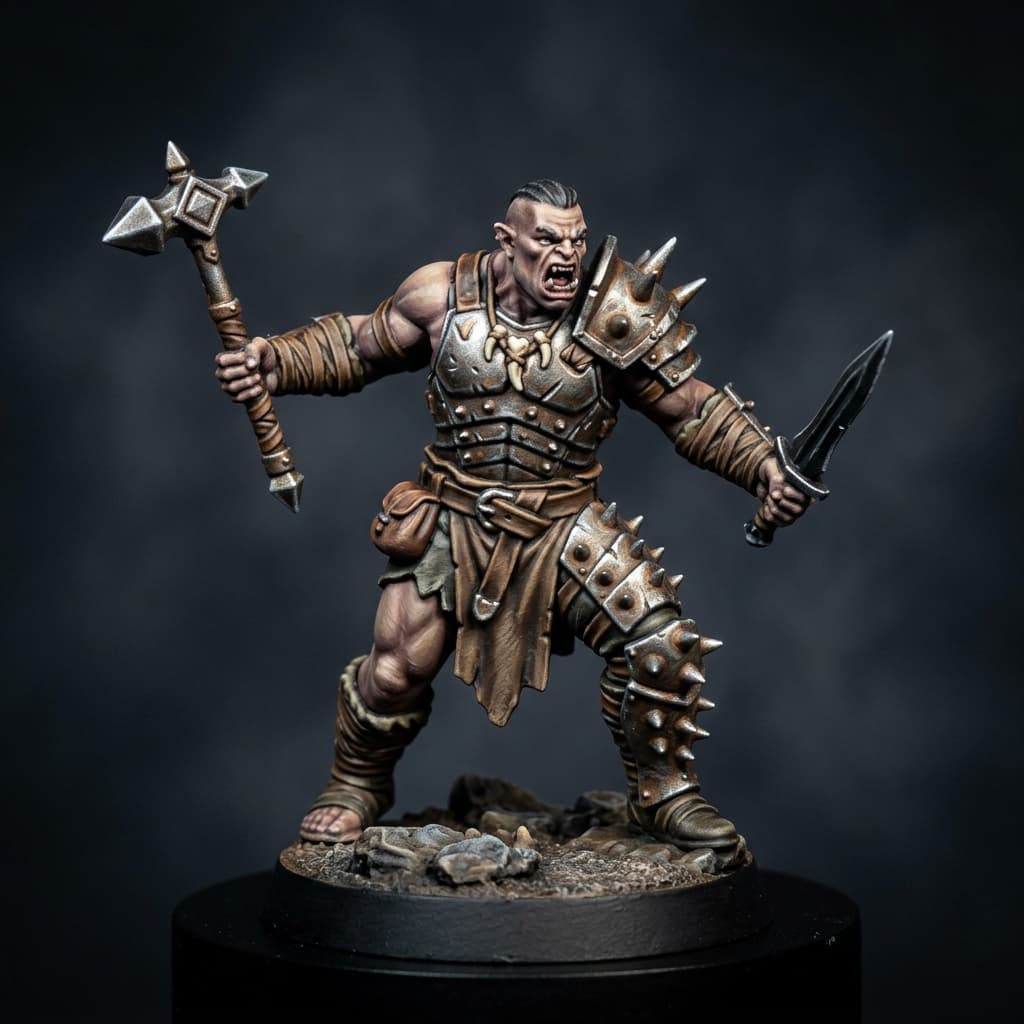 Destro blackstar Half orc Barbarian Paladin