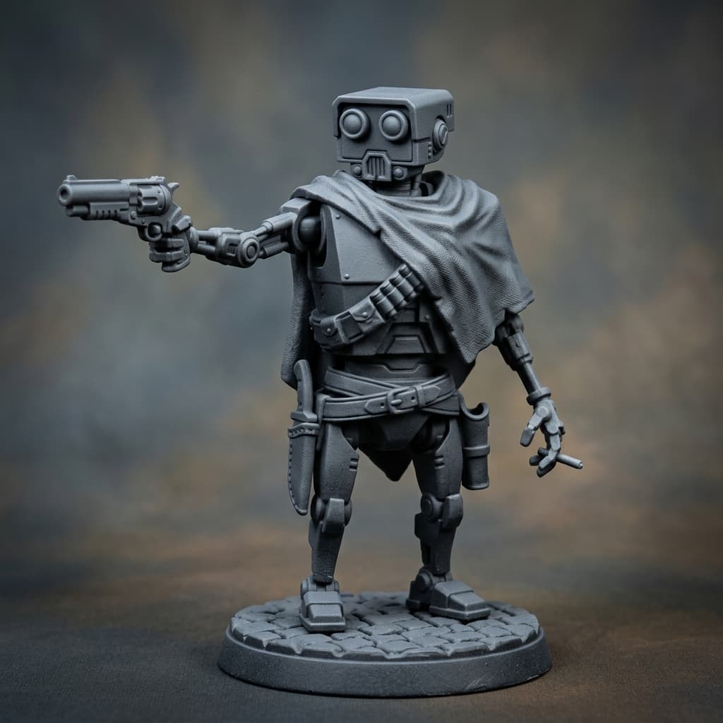 Bounty Bot Robot Sci fi bounty hunter