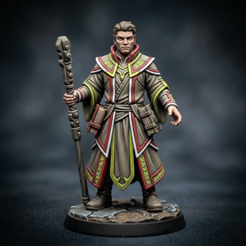 Mícheál Aasimar Wizard