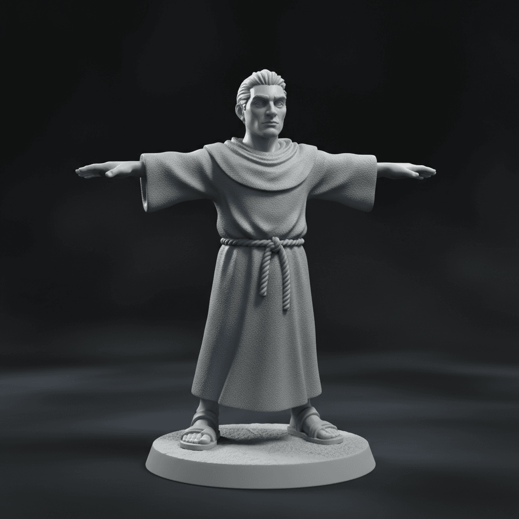 Messenger human cleric