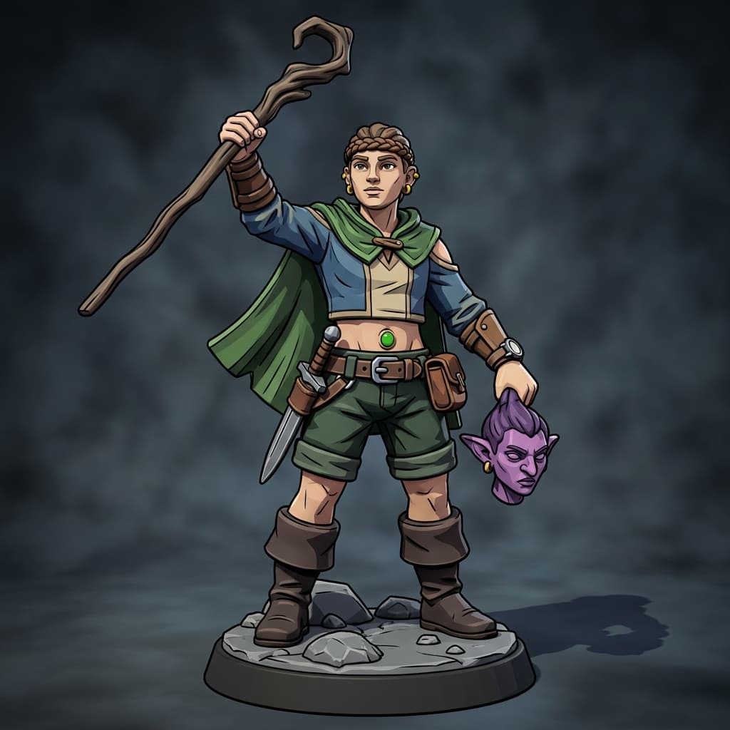 Forest Druid Human druid