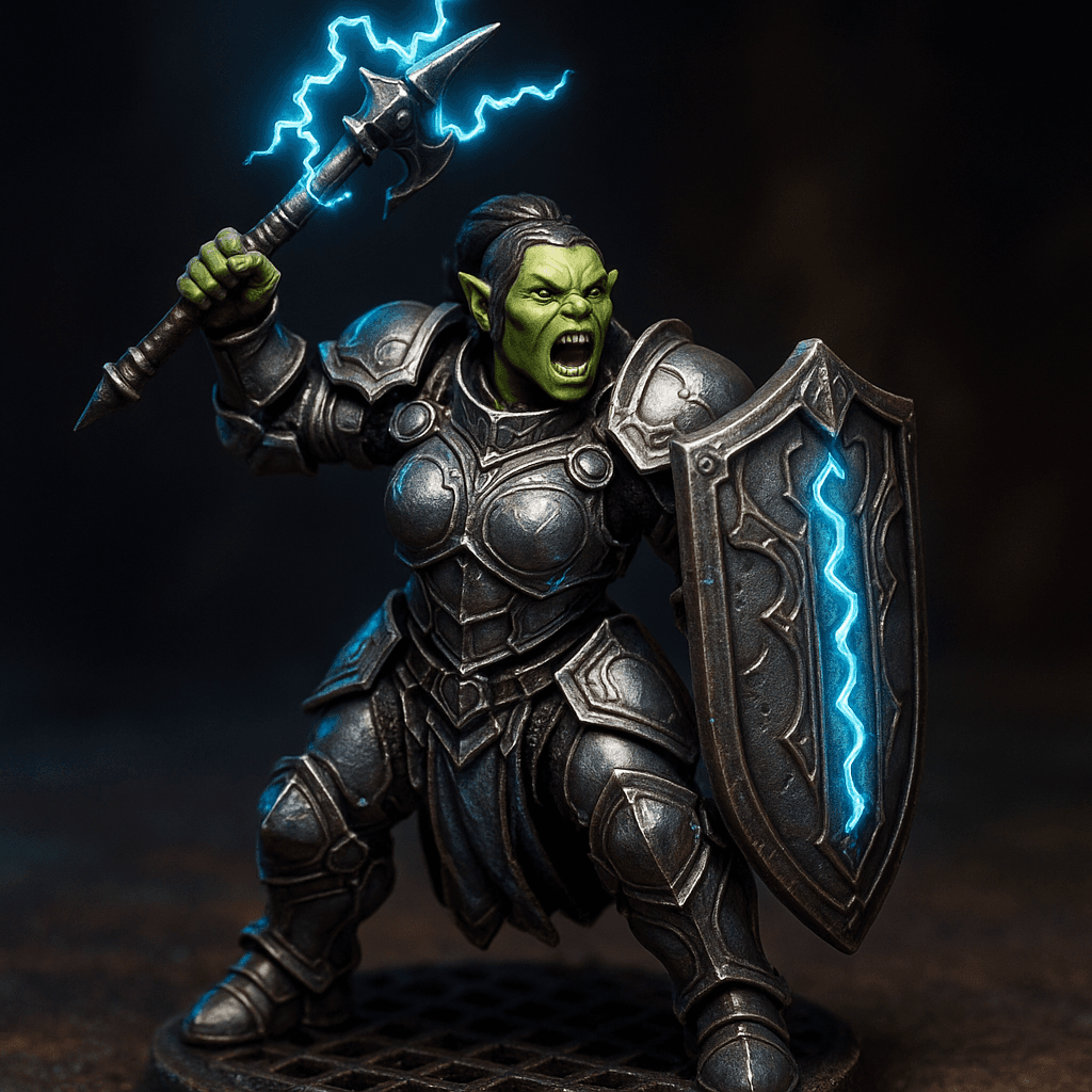 Female orc paladin Orc Paladin