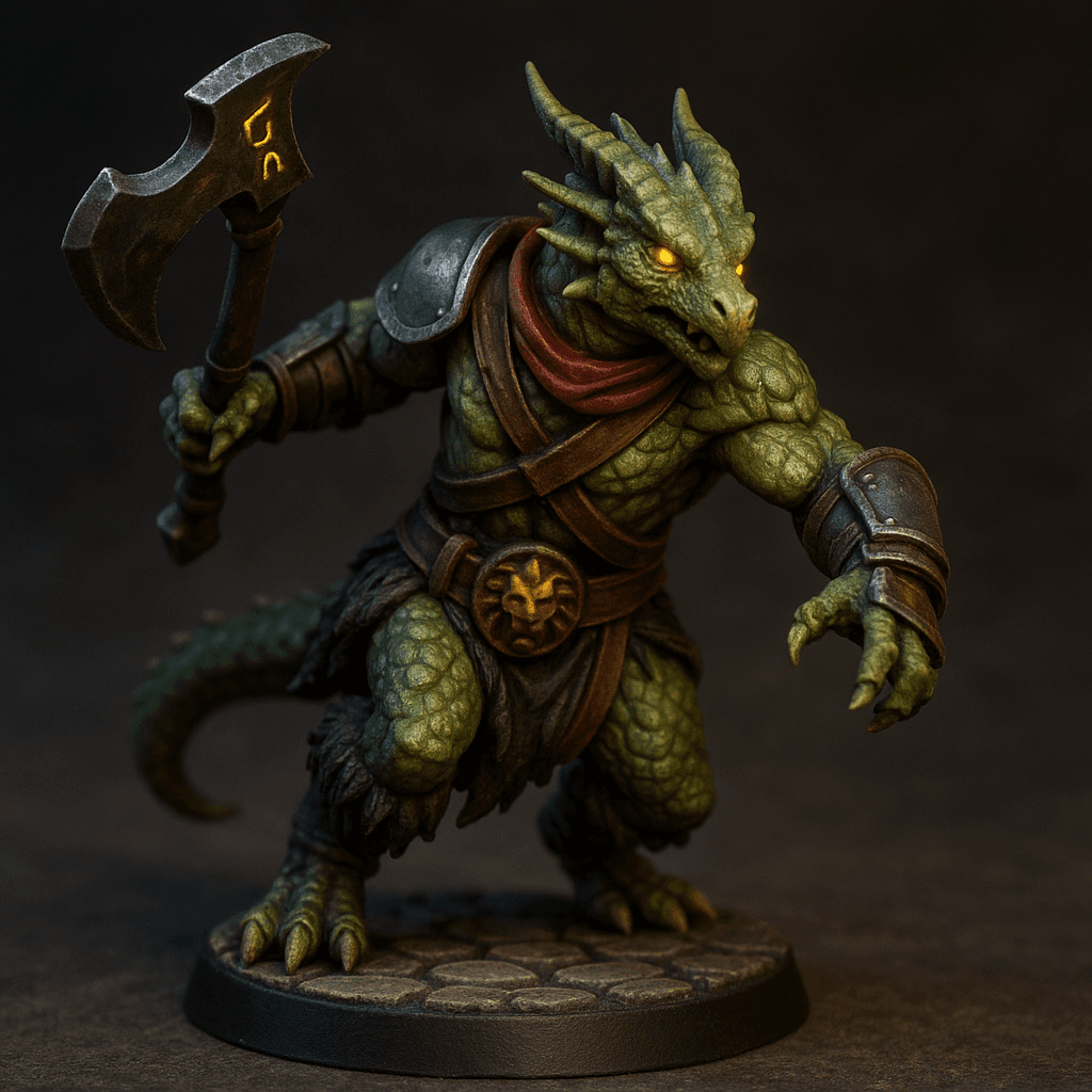 Harann the dragonborn Dragonborn Warrior